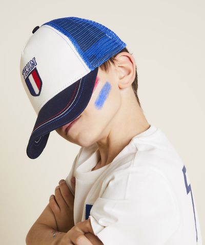 Capsule of the moment radius - boy's cotton cap with soccer flag