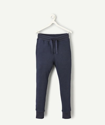 Garçon Rayon - pantalon jogging garçon bleu marine avec poches