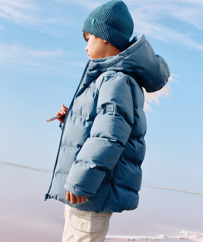  Enfant - doudoune garçon bleu ciel