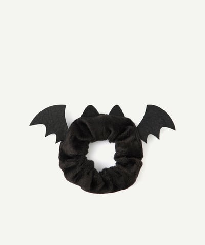  Child - Black Halloween scrunchie in the shape of a bat