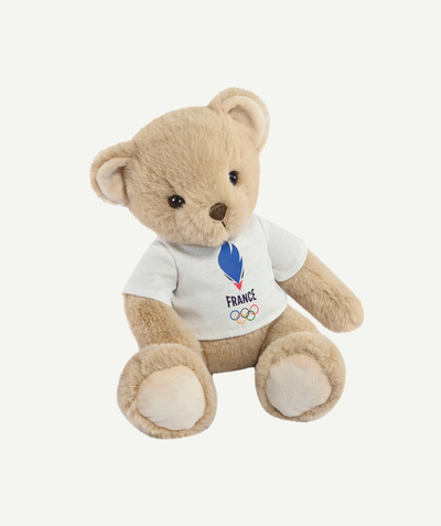 Capsule of the moment radius - Beige Bear with Equipe de France T-shirt - 30 cm