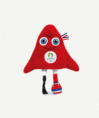 Capsule du moment Rayon - Peluche Mascotte Officielle Jeux Paralympiques Paris 2024 - 25 cm