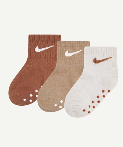  Child - pack of 3 pairs of core swoosh ankle gripper socks