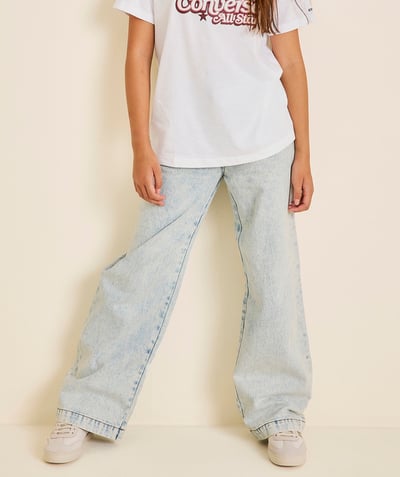 CategoryModel (8821770420366@5883)  - Jean flared fille délavé long 100% coton