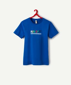T-shirt imprimé en coton bio - Ado garçon