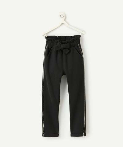 CategoryModel (8821758460046@1339)  - pantalon de jogging fille en fibres recyclées noir