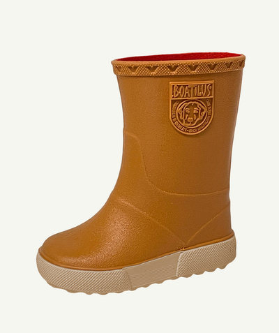 CategoryModel (8821752987790@12274)  - dark orange rain boots in recycled rubber