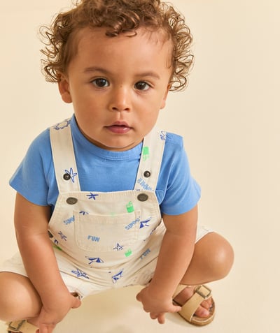 CategoryModel (8821752889486@4204)  - t-shirt bébé garçon en coton biologique bleu avec poche