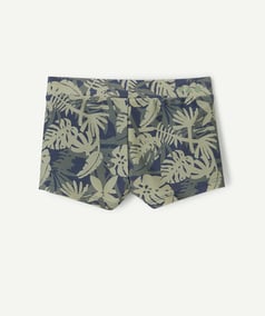 Maillots & Plage Garçon, Short De Bain Vichy Bleu Duc/Ivoire