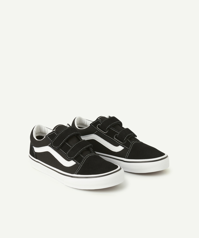   - black and white children's low-top scratch sneakers old skool v