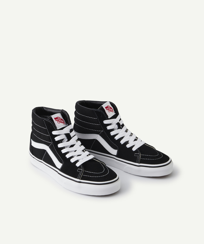   - BLACK AND WHITE SK8-HI HIGH-TOP TRAINERS FOR TEENS