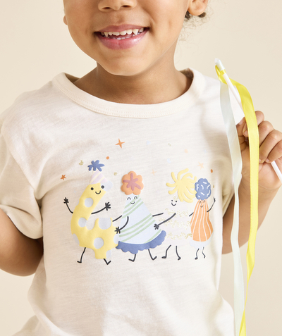 CategoryModel (8821761573006@30518)  - organic cotton t-shirt ecru birthday theme TAO 4 years old