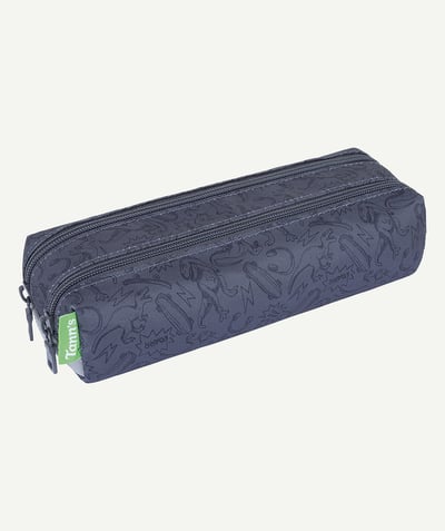 CategoryModel (8821763899534@1339)  - OWEN anthracite grey double pencil case with reflective details
