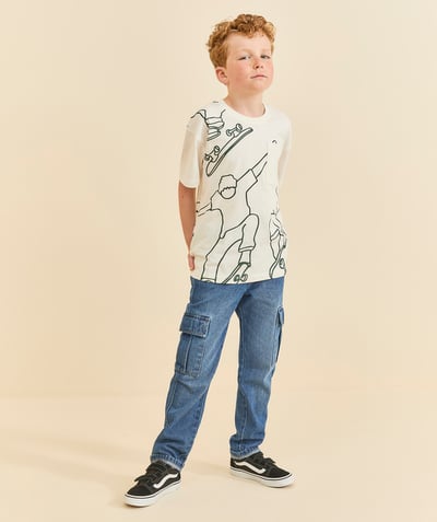 CategoryModel (8823356031118@17679)  - boy's low impact denim pants with cargo pockets