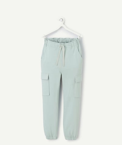 CategoryModel (8821758460046@1339)  - Pantalon long fille 100% coton vert