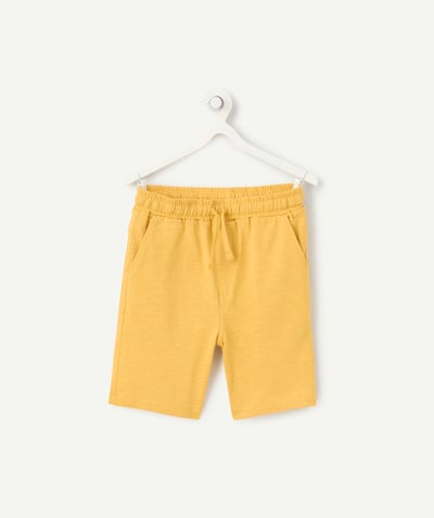 CategoryModel (8821761507470@9206)  - boy's organic cotton bermuda shorts yellow