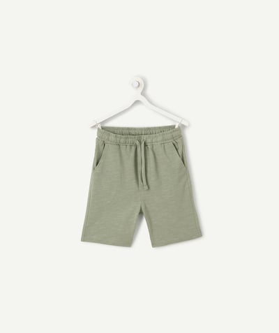 CategoryModel (8821761671310@552)  - boy's organic cotton straight shorts khaki