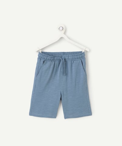 CategoryModel (8821761671310@552)  - blue organic cotton boy's shorts