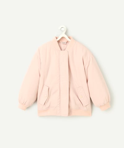 CategoryModel (8825715523726@5)  - bombers fille en fibres recyclées rose pastel