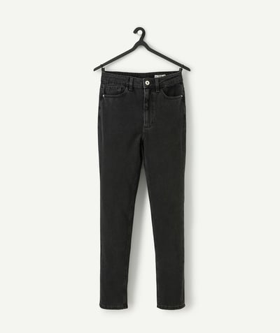 CategoryModel (8821761573006@30518)  - Girl's straight jeans in low-impact black denim