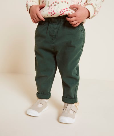 CategoryModel (8826076004494@13)  - baby girl relax pants in green recycled fibers