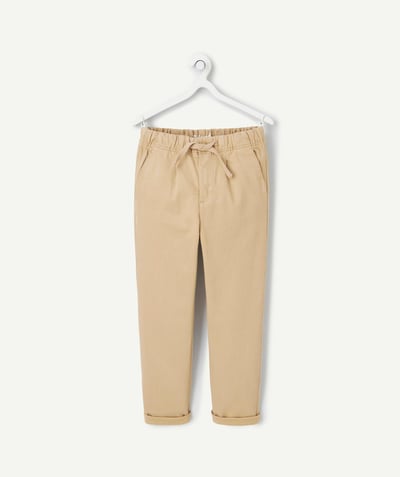 CategoryModel (8821761704078@1195)  - relaxed pants for boys in beige viscose