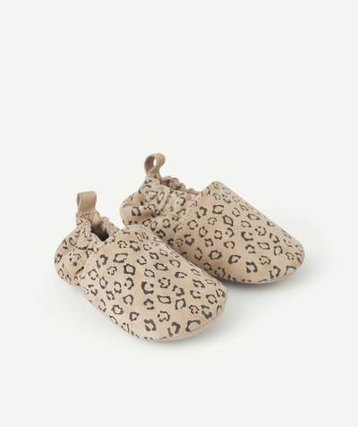 CategoryModel (8824668160142@168)  - leather baby girl leopard print booties