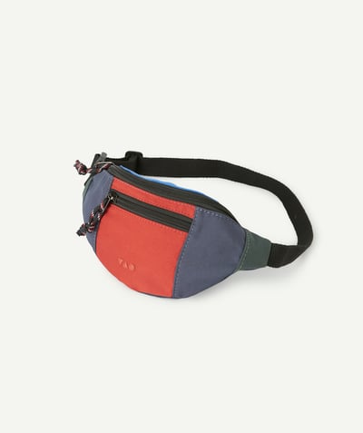 CategoryModel (8826371801230@20)  - blue and red boy's fanny pack with pockets