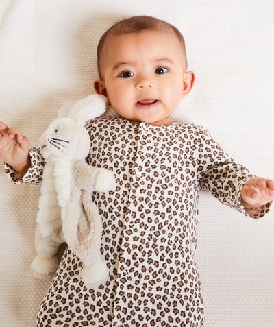 CategoryModel (8821750988942@1988)  - Organic cotton leopard print baby girl sleeping bag