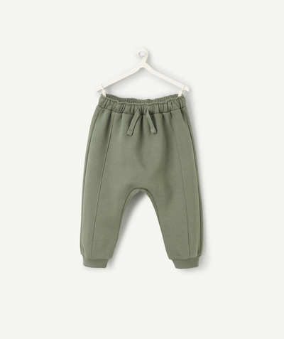 CategoryModel (8821758296206@2577)  - baby boy jogging pants in green recycled fibers