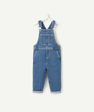 CategoryModel (8821755314318@1503)  - salopette bébé garçon en denim low impact bleu