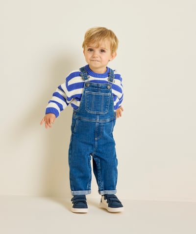 CategoryModel (8821755347086@170)  - baby boy denim overalls low impact blue