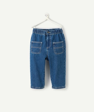 CategoryModel (8824668094606@25)  - pantalon droit bébé garçon en denim low impact bleu marine