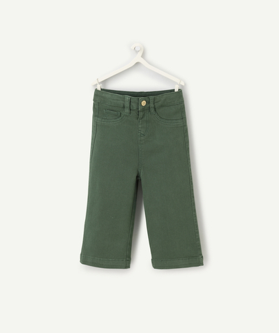CategoryModel (8821752496270@1368)  - pantalon large bébé fille en fibres recyclées vert