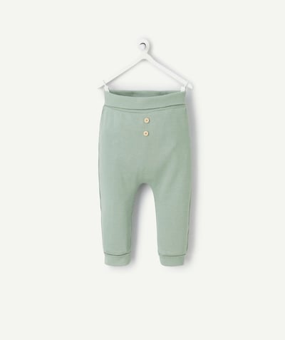 CategoryModel (8825519767694@561)  - Legging naissance garçon en coton bio vert cotelé