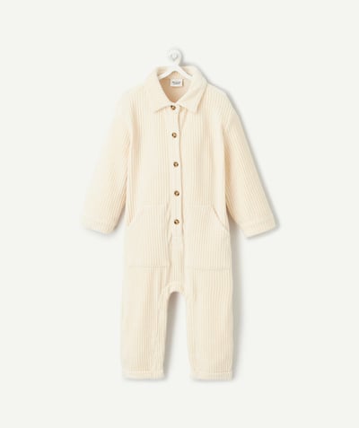 CategoryModel (8821755347086@124)  - long-sleeved baby boy jumpsuit in recycled corduroy fibres