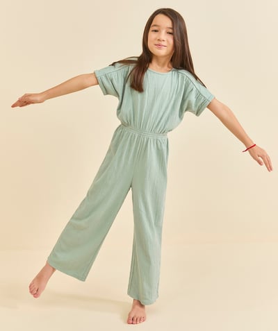 CategoryModel (8821761573006@30866)  - light green girl's openwork pantsuit