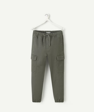 CategoryModel (8821764522126@5302)  - green boy's cargo pants with pockets