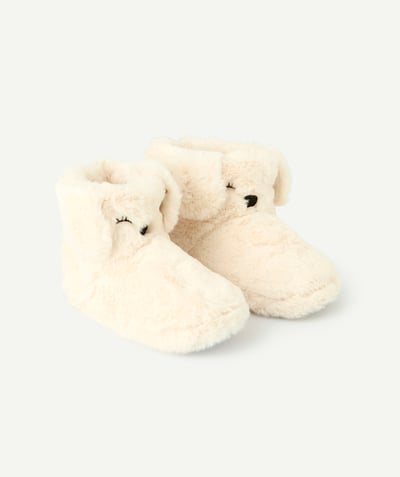 CategoryModel (8821759180942@93)  - soft girl's slippers ecru with bunny ears