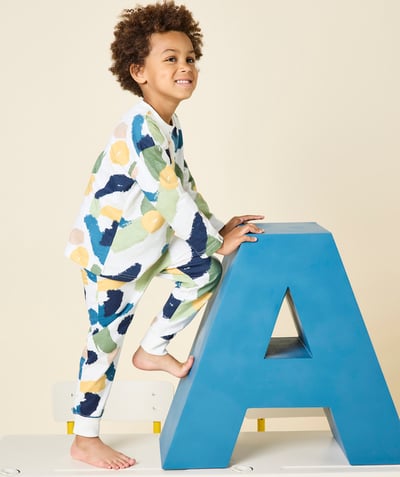 CategoryModel (8821762556046@1148)  - pyjama garçon en coton bio imprimé colorés