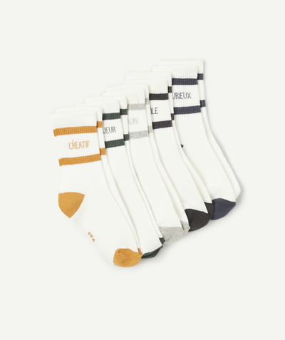 CategoryModel (8821761507470@9525)  - Lot de 5 paires de chaussettes pour garçon