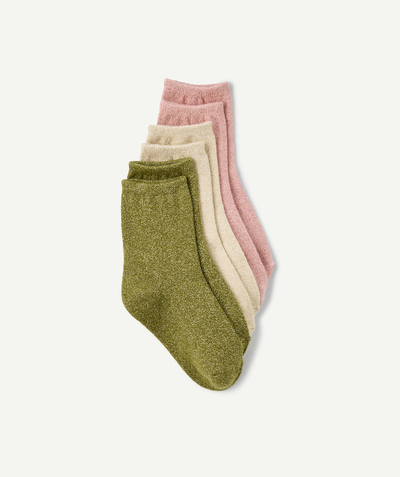 CategoryModel (8821759901838@505)  - set of 3 pairs of glitter socks