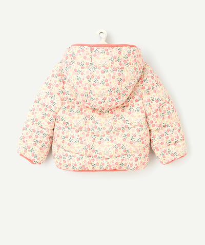 CategoryModel (8826108674190@7)  - BABY GIRL'S REVERSIBLE DOWN JACKET, FLORAL OR PLAIN