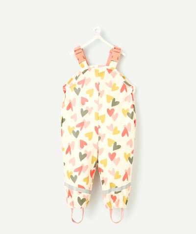 CategoryModel (8821752627342@2791)  - baby girl rain suit in heart print recycled fiber