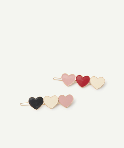 CategoryModel (8821761573006@30518)  - set of 2 clips with colored hearts
