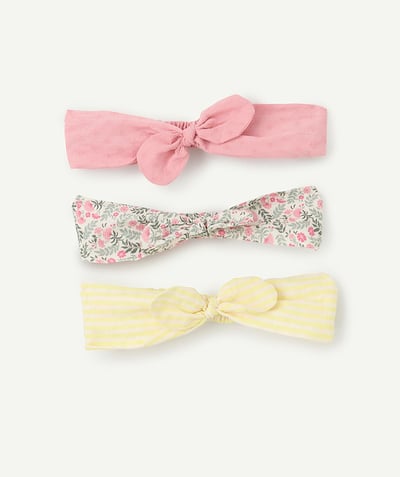 CategoryModel (8821760262286@2490)  - set of 3 girls' headbands with printed bows