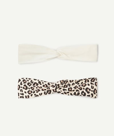 CategoryModel (8821761573006@30866)  - set of 2 leopard and white girl headbands