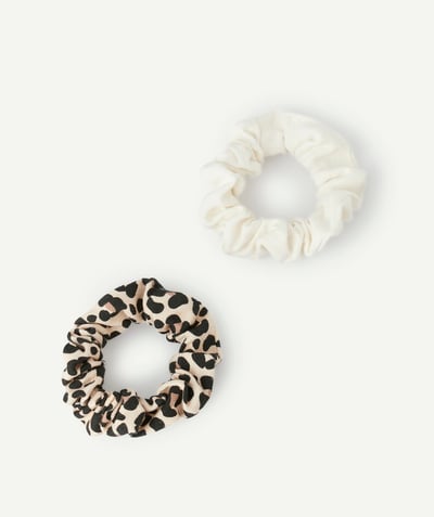 CategoryModel (8824928993422@14)  - girl's scrunchie in leopard and white