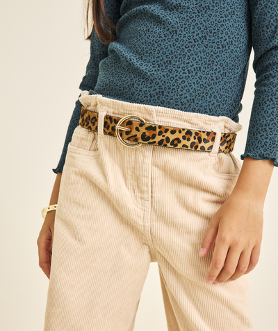 CategoryModel (8821761573006@30866)  - girl's leopard print belt with gold buckle