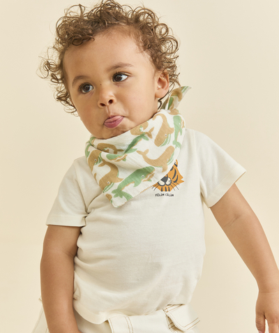 CategoryModel (8821756133518@111)  - set of 2 baby boy bandanas 100% cotton, plain and printed